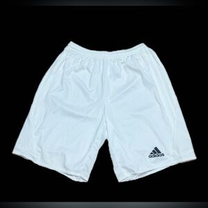 Adidas Youth 2XL White ClimaCool Athletic Shorts Y2XL YXL Soccer Basketball b12